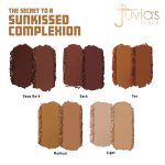 Juvia's Place Bronzed Duo Bronzer Tan - Soft Matte, Contour Powder, Long-Wearing & Buildable Bronzing Powder - Suitable for Tan Skin Tone - Image 3