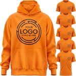 Work Shirts for Men, 5 Pack T-Shirt 1 Hoodie, Hi Vis Custom Workwear Uniforms High Visibilty, Custom Shirts Hoodie Small Business Company Black - Image 6