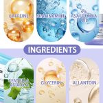 Neck Firming Cream and Neck Mask Set,Non-greasy Tighten Lift Firming Face Cream Skincare Moisturizer, 3 Pieces Deep Moisturizing Masks for Tightening, All Skin Type, 4 Pack - Image 6