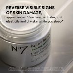 No7 Future Renew Damage Reversal Night Cream - Anti Aging Face Moisturizer - Infused with Peptide Technology to Reverse Visible Signs of Damage - Skin Barrier Repair for Dry Skin (1.69 Oz) - Image 3