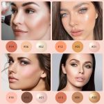 16 Colors Contour Highlighter Blush Palette with 2Pcs Brushes, Powder Blush for Cheeks, Long Lasting Contour & Illuminator for Natural Glow & Face Sculpting (8 Blushes + 4 Highlighters + 4 Bronzers) - Image 4