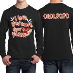 TEEAMORE Custom Front & Back Print T-Shirt Hoodie Sweatshirt Long Sleeve Tank Top with Your Image for Men Women Kids Baby - Image 4