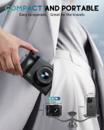 4K Digital Camera for Photography, 50MP Vlogging Camera for YouTube, Compact Cameras with 2.8" 180° Flip Screen, 16X Digital Zoom, Point and Shoot Camera with 32GB SD for Beginners, Travel, Family - Image 4