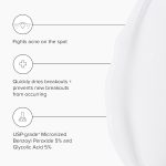 DRMTLGY Acne Spot Treatment and Cystic Acne Treatment. Acne Serum with Micronized Benzoyl Peroxide 5% and Glycolic Acid. 1.1 oz, 2 pack - Image 3