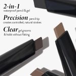 LAURA GELLER NEW YORK Sculpt-n-Stay Waterproof Brow Pencil & Gel- Taupe - Image 4