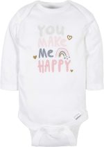 Gerber Baby Girls 6-pack Long-sleeve Onesies Bodysuits - Image 3