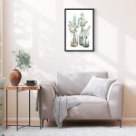 Ginkko Paint by Numbers Kit for Adults Beginner & Kids Ages 8-12 with Wooden Frame Easy Acrylic on Canvas 9x12 inch with Paints and Brushes, Bottle Flower(Include Framed) - Image 3