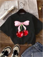Girl's 3 Packs Star Butterfly Graphic Tees Crew Neck Short Sleeve T Shirt Casual Tops - Image 4