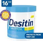 Desitin Daily Defense Baby Diaper Rash Cream with 13% Zinc Oxide, Barrier Cream to Treat, Relieve & Prevent Diaper Rash, Hypoallergenic, Dye-, Phthalate- & Paraben-Free, 16 oz - Image 3
