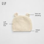 GAP Unisex Baby Soft Knit Garter Hat - Image 3