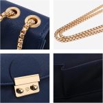 Dasein Women Small Crossbody Bag Designer Evening Bag Clutch Purse Handbag for Wedding/Prom/Party with Double Chain Strap - Image 3