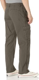 Wrangler Authentics mens Relaxed Fit Stretch Cargo Pant - Image 3