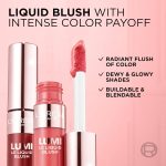 L'Oreal Paris True Match Lumi Le Liquid Blush, Intense Lightweight Blush Formula With Liquid Pigments, Dewy Bright Pink, 0.33 Fl Oz - Image 3
