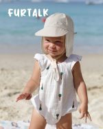 FURTALK Baby Sun Hat Girls and Boys Summer Beach Swim Hat Essentials UPF 50+ - Image 5