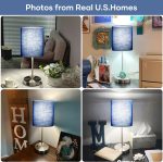 Set of 2 Touch Control Table Lamps with 2 USB & AC Outlet, 3-Way Dimmable Bedside Nightstand Lamps for Bedroom Living Room Nursery, 800 Lumens 5000K Daylight Bulbs Included - Image 4