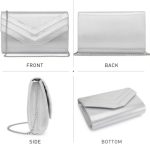 Dasein Women's Evening Bags Formal Party Clutches Wedding Purses Cocktail Prom Handbags - Image 3