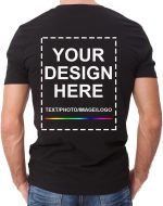 Custom T Shirts for Men and Women Personalized Cotton T-Shirt Bulk Personalized Shirts for Events Teams Design Your Own Tee - Image 3