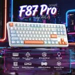 Aula F87 Pro Wireless Mechanical Keyboard, Tri-Mode Bluetooth/2.4G/USB-C Hot-Swappable RGB Gaming Keyboard, Gasket Mount, 4000mAh, for Windows/Mac Gamer & Typists （LEOBOG Nimbus Switch V4） - Image 3
