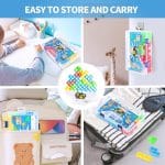 48PCS Stack Game for Adult & Kids, Tetra Board Tower Games for Family Travel Party, 2 Players Balance Stacking Toy, Team Toys Building Block - Image 4