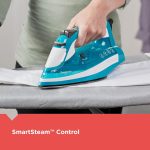 BLACK+DECKER IR16X One-Step Garment Steam Iron with Stainless Nonstick Soleplate, One Size, Turquoise - Image 3