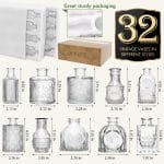 Aheroi 32 Pcs Bud Vase Set, Clear Vases for Centerpieces, Cute Glass Bud Vases Small Vases for Flowers, Mini Vase Flower Vase Set for Wedding Decorations, Room Office Table Decor - Image 3