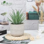 Der Rose Fake Succulents Plants Artificial Succulents in Pots for Room Home Bathroom Bedroom Office Boho Decor - Image 4