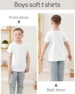 5 Pack Boys Shirts Short Sleeve Shirts for Boys Cotton T-Shirts Kids Toddler Tshirts Tees Clothes Summer Tops - Image 4