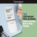 Neutrogena Mattifying Primer with Shine Control, Lightweight Pore Blurring Face Primer Blurs the Look of Pores & Helps Reduce Shine, Matte Primer with Niacinamide, 1 oz - Image 3