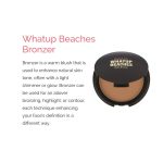 Elizabeth Mott Whatup Beaches Matte Bronzer Powder & Contour for Face, Long-Lasting Natural Sun-Kissed Bronzing Finish for All Skin Tones, Buildable Pressed Compact Makeup, Vegan & Cruelty-Free (10g) - Image 3