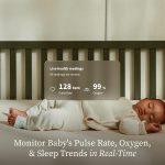 Dream Sock – Smart Wearable Baby Monitor, Infant Pulse Oximeter Tracks Oxygen & Heart Rate | Parents Receive Alerts, Sleep & Health Insights via App | Mint - Image 3