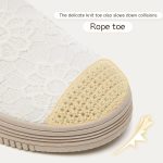 Shupua Womens Slip on Shoes Stylish Lace Casual Loafers Lightweight Platform Sneakers Comfortable Spring Flat Shoes for Office, Work - Image 3