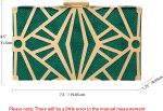 CARIEDO Women Evening Bag Elegant Clutch Purse Exquisite Velvet Metal Hollow out Handbags Prom Wedding Party - Image 3