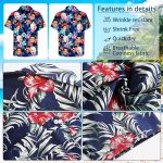 Custom Hawaiian Shirt W/Face for Men Personalized Funny Button Down Hawaiian Shirts w/Photo Tropical Beach Shirts - Image 3