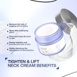 SADOWAY Neck Creams for Tightening and Firming: Anti-Aging Tighten and Lift Neck Firming Cream Hydrating Face Cream Gentle and Effective for an Even Skin Tone and Neck Lift - Image 3
