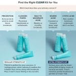 Paula's Choice CLEAR 3-Piece Acne Kit, Includes Daily Cleanser, 2% Salicylic Acid Exfoliant & Benzoyl Peroxide Treatment, Prevents & Treats Mild to Severe Acne & Breakouts, Fragrance-Free, Set of 3 - Image 3