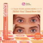 Grande Cosmetics GrandeBROW 2-in-1 Tinted Brow Gel + Brow Enhancing Serum - Image 3