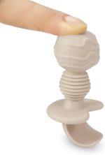 PandaEar 6 Pack Silicone Baby Spoons and Fork Feeding Set- Anti-Choke First Self Feeding Utensils for Baby Led Weaning Ages 3 Months (Tan,Walnut&Grey) - Image 4