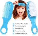 Baby Grooming Kit, Infant Safety Care Set with Hair Brush Comb Nail Clipper Nasal Aspirator,Baby Essentials Kit for Newborn Girls Boys - Image 3