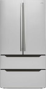 KoolMore Counter Depth French Door Refrigerator with Ice Maker, 4 Door Stainless-Steel Fridge - 22.5 Cu.Ft - Image 3
