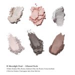 Flower Knows Shell's Jewel 6-Color Makeup Palette,Nude Pink Eyeshadow with 4 Matte + 2 Shimmer Shades,Blendable Smooth Cute Eye Makeup,0.23 Oz(01 Moonlight Pearl) - Image 3