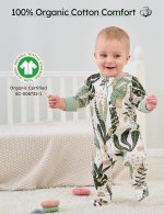 Yoofoss Baby Pajamas 100% Organic Cotton Baby Sleepers for Newborn 0-3 3-6 6-9 Months Boys Girl Clothes 3pcs Footed PJs - Image 3