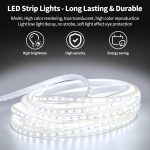 Koonmi 40"x30" LED Mirror for Bathroom, 90CRI Anti-Fog Vanity Mirror with Front and Backlight, Shatter-Proof Wall Mirror with Light, Easy Install Lighted Mirror for Modern Bathroom (IP65) - Image 3