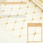 Gaming Chair,Computer Office Chair with Footrest,Massage Lumbar Support and Gel Pad,Ergonomic Reclining Leather Gamer Chair with Headrest,Adjustable Armrests and Spring Cushion Ivory - Image 4