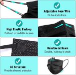 100 Pack Disposable Face Masks, 3 Ply Filter Protection Disposable Face Masks - Image 4