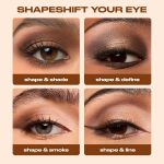 Urban Decay Naked Shaped Eyeshadow Palette - Multi-Use Neutral Eye & Face Palette, 14 Crease & Transfer-Resistant Shades, Up to 16HR Wear, Sculpting Creams, Defining Powders, Shimmer Highlighters - Image 3