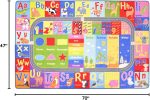 HOMORE Kids Educational Rug, Kids Collection Area Rug for Learning Alphabet, Numbers, Colors, Season and Animal Words, Playmat for Classroom Playroom, 4x6 Feet - Image 3