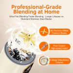 Beyn 60oz Nut Milk Maker Machine with 48 Titanium Blades, 10-in-1 Automatic Nut Milk Maker, Soy Milk Maker with Delay Start&Keep Warm, Almond Milk Maker for Homemade Oat, Milk Shake - Image 4