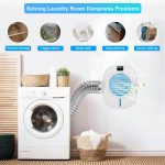 Upgrade 4-in-1 Indoor Dryer Vent Box With Dehumidifier for Protect Furniture, Electric Dryer Kit, Lint Trap, Intelligent Temperature and Humidity Display - Image 3