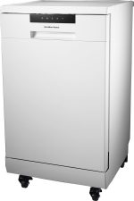 HAMILTON BEACH HBDW1922 Portable Dishwasher with Wheels, 19in Wide, 8 Place Settings Capacity, White - Image 4