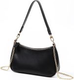 VODIU Clutch Tote Handbags with 2 Removable Straps and Zipper Closure Crossbody Bags Shoulder Purse Handbag for Women - Image 3